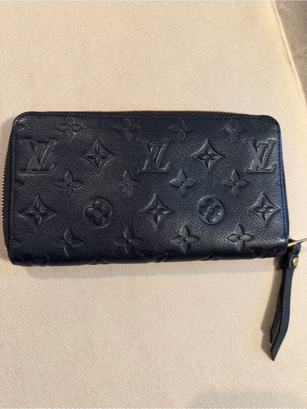 Louis Vuitton black Empreinte with Gold Hardware
